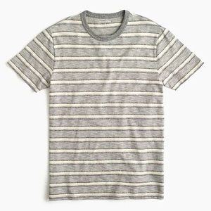 J. Crew slub jersey T-shirt in heathered strip